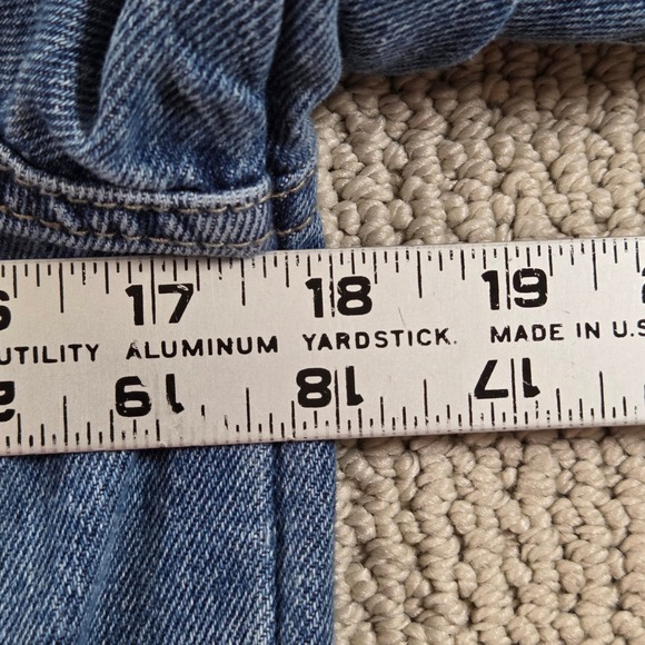 Kancan Denim Jacket Blue Distressed Rips Light Wash Jean Coat Womens Medium - Picture 6 of 10